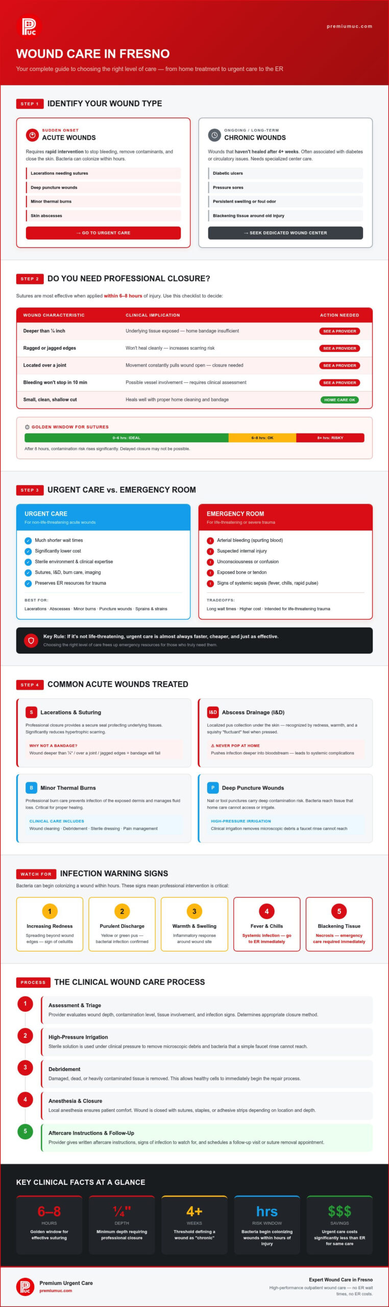 Wound Care in Fresno: A Guide to Acute Treatment and Urgent Care Options