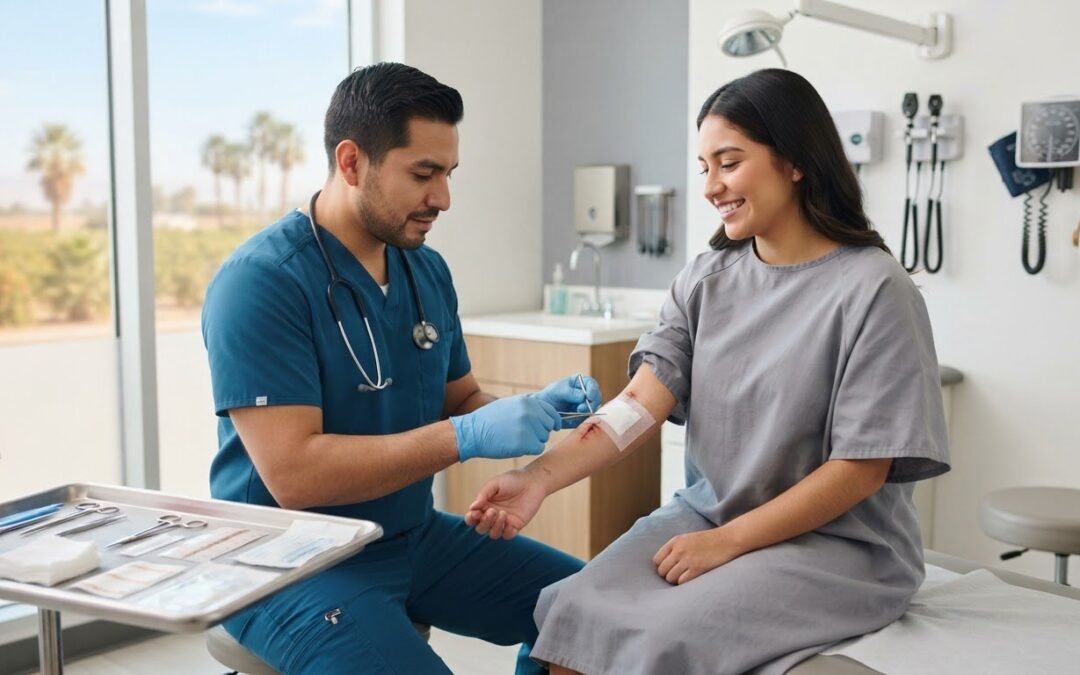 Laceration Repair in Fresno for Cuts and Traumatic Wounds
